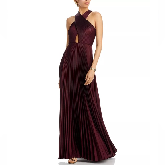 A.L.C. Dresses & Skirts - NWOT A. L. C. Pleated Halter A-Line Maxi Dress